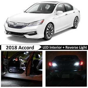 Kit de paquete de luz LED blanca de xenón + bombilla inversa para Honda Accord 2018 - Imagen 1 de 12