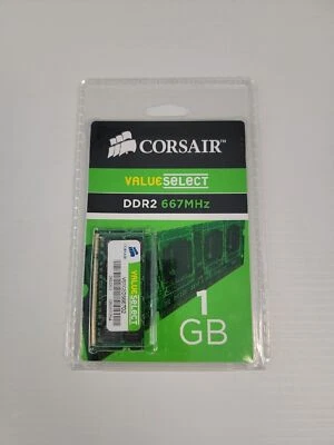 NEW - CORSAIR value select DDR2 667mhz Memory module 1 GB NIP - Image 1 of 4