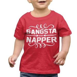 Gangster Napper Funny Boys Tshirt T Shirt Girls Tee Top Girls Gifts - Picture 1 of 16