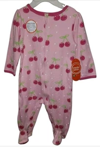 Wondernation neonata bambina taglia 6-9 mesi pezzo unico full zip rosa traversina nuova con etichetta - Foto 1 di 6