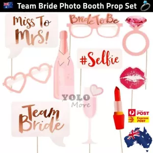 10x Hen's night Bride to be Party Bachelorette Selfie Photo Booth Prop Game Sign - Picture 1 of 6