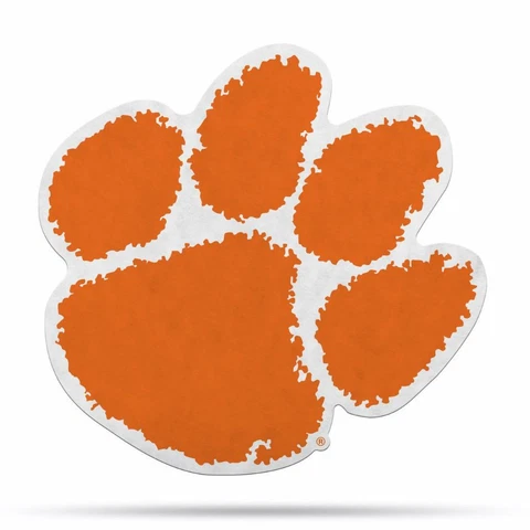 Clemson Tigers 18"x18" Logo Design Felt Pennant [NEW] NCAA Sign Banner Wall Cave Cover