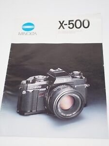 Minolta X-500 Camera Sales Brochure