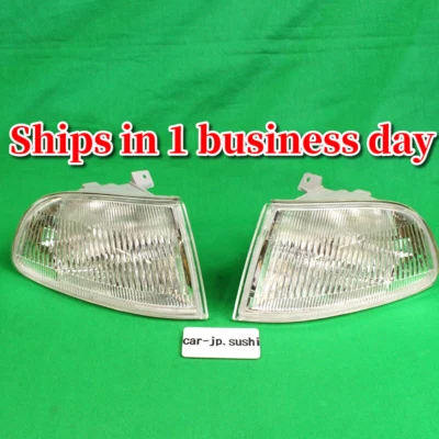 For HONDA CIVIC EJ1 EG6 EG4 EG3 EJ1 2/3 Door Front Corner Clear Lamp Turn LENS - Image 1 of 4