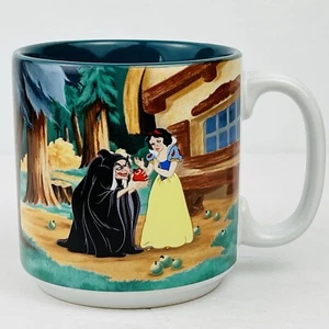 Vintage Disney Snow White and The Seven Dwarfs Coffee Mug Cup Wicked Witch 3.5” - Picture 1 of 10