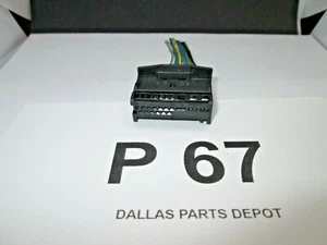 2002-08 BMW E65 E66 7 SERIES 16 PORT CONNECTOR W/ 9 PIN & PIGTAIL USED 8383336 - Picture 1 of 11