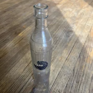 MOTORÖLFLASCHE EIN QUART GERIPPTES GLAS 15 cm HOCH echte alte Werbung Gas - Bild 1 von 24