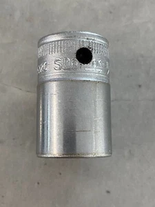 Snap-On 1/2" Drive 6 Point Shallow Chrome Socket TW-220 11/16" SAE - FREE SHIP ! - Bild 1 von 6