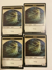 Playset MTG White 1/1 Flying Spirit Token Shadows over Innistrad 003/018