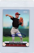 2001 Topps Stadium Club #181 Adam Everett Astros Signed Auto *J1124