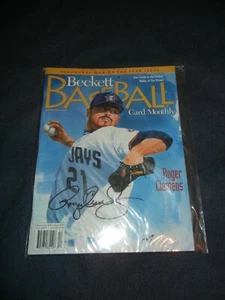ROGER CLEMENS Signed TORONTO BLUE JAYS Beckett Magazine MLB Auto Yankees COA - Picture 1 of 3