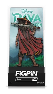 Prendedor Esmalte Clásico Vista Trasera FiGPiN Disney #602 RAYA & THE LAST DRAGON Nuevo - Imagen 1 de 9