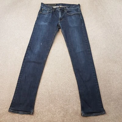 Armani Exchange Mens Jeans 30x31 Blue Straight Regular Denim Zip Fly W30 L31 - Image 1 of 4