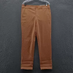 Loft Womens Girlfriend Straight Chino Pants 6 Peach Mid Rise Stretch Twill NEW - Picture 1 of 16