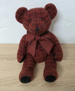 Antico simpatico orso Russ Nelly Taddy 25 cm seduto vintage originale rarità - Foto 1 di 11
