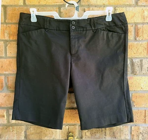 Mossimo Womens Casual Bermuda Shorts Fit 3 Black Size 14 - Picture 1 of 6