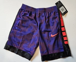 Nike Little Boys 6 Electric Purple Shorts Short Pants Athletic Summer DRI FIT - Picture 1 of 2