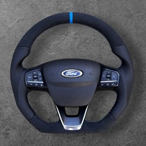 PART EXCHANGE FORD TRANSIT CUSTOM MK9 R-SPEC SPORT CUSTOM MADE STEERING WHEEL - Picture 1 of 5