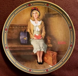 Piatto decorativo A Young Girl's Dream di Norman Rockwell American Dream 81/2" 1985 - Foto 1 di 4