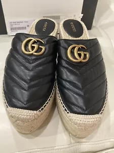 New Gucci Women's Pilar Platform GG Black Size 40 - Picture 1 of 8