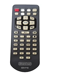 GENUINE ORIGINAL SILVERCREST IN-DASH/IN-CAR CD/DVD PLAYER REMOTE FOR CDV-710 - Picture 1 of 4