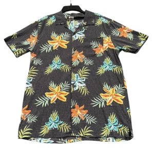 NEW Reef Men's Arroyo Woven Floral Print Short Sleeve Shirt Size X-Large XL NWT - Picture 1 of 3