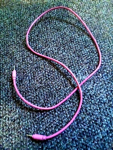 Radio Shack 3-FT SHIELDED 3.5mm 1/8" STEREO MALE 1/8” STEREO MALE Pink 715 audio - Picture 1 of 1
