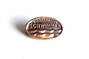 STADT KEMPTEN SCHWIMMER Abzeichen Anstecker STUCO HAAN 21x13mm Vintage DLRG - Bild 1 von 4