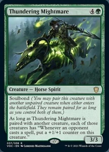 MTG THUNDERING MIGHTMARE EXC - MALINCUBO TONANTE - VOC EN - MAGIC - Picture 1 of 1