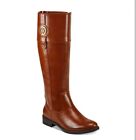 Tommy Hilfiger  Imina Faux Leather Riding Bootscolor Brown, Size 5m...