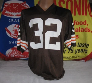 JIM BROWN Cleveland Browns Football Jersey Men's Large nwt NFL REEBOK THROWBACK - Picture 1 of 6