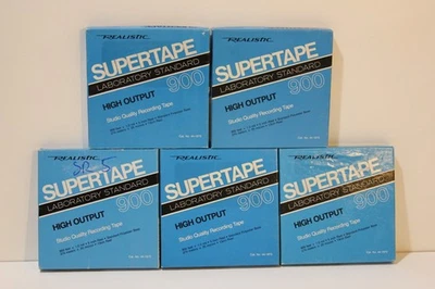 REALISTIC SuperTape 900 High Output Studio Quality Recording Tape Lot (5) - Image 1 of 4