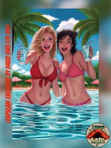 BETTY & VERONICA SOMMERSPASS IN DER SONNE (ONE SHOT) LEAPSLAIR EXKLUSIV VON DAVID D - Bild 1 von 4