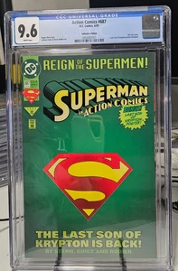 ACTION COMICS #687 CGC 9.6, 1993, COLLECTOR'S EDITION, NEW CASE - Picture 1 of 2