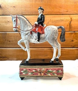 Vintage Porzellan Statue Seitensattel Equestrienne Fitz & Floyd - 2000 - Bild 1 von 10