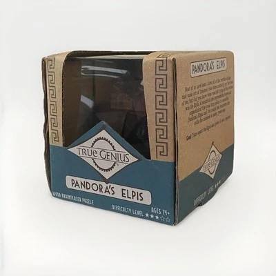 True Genius Pandora’s Ellis Wooden Brainteaser Puzzle - Difficult Pandora’s Box - Image 1 of 4