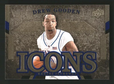Iconos Drew Gooden 2013 Upper Deck University of Kansas #I-DG Foto 1 de 2
