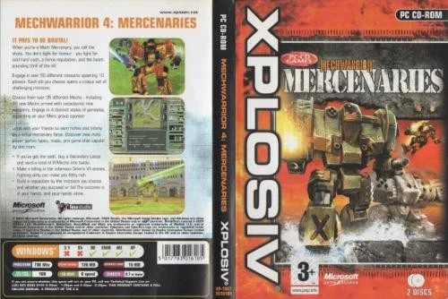 MechWarrior 4: Mercenaries (PC CD) - Image 1 of 1