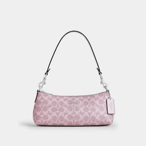 Neu mit Etikett Coach Charlotte Schultertasche aus charakteristischem Canvas CCl40 - Bild 1 von 5