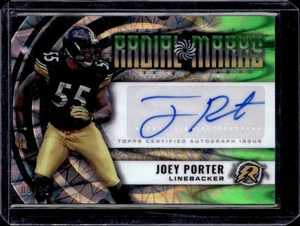 2024 Topps Resurgence Joey Porter Auto Lime Green Power Surge #/15 - Picture 1 of 2