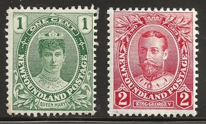 NEWFOUNDLAND #104-105 MH - FREE SHIPPING! - Picture 1 of 2