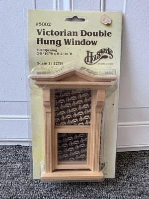 Houseworks Victorian Double Hung Working Window #5002 -Doll House Miniature New - Image 1 of 2
