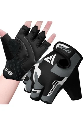 Guantes de Levantamiento de Pesas RDX Gimnasio Fitness Entrenamiento, Protección Fuerza Elástica Foto 1 de 4