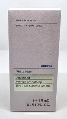 KORRES Advanced Wrinkle Smoothing Eye + Lip Contour Cream 0.5 oz WHITE PINE - Image 1 of 4