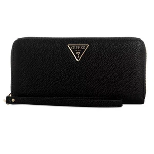 Guess Micaela Boxed Large Zip-Around Wallet, Size: 8 1/4"W x 4"H x 1"D - Black - Picture 1 of 9