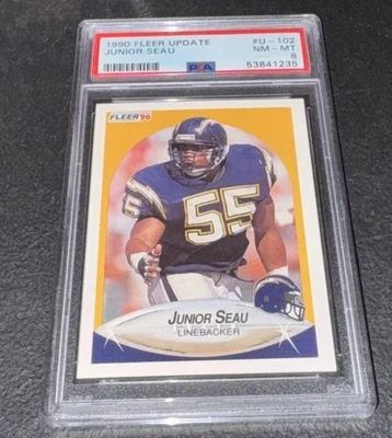 1990 Fleer Update - Junior Seau #U-102 (RC) - Image 1 of 2
