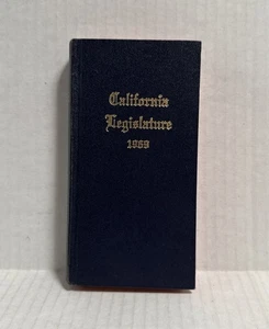 Vintage 1969 California Legislature Handbook Reagan - Picture 1 of 7