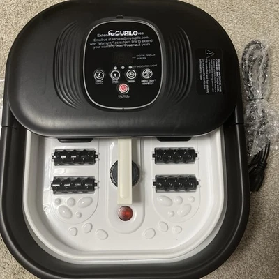 Foot  Spa Bath Massager Cupilo with Heat Massage Roller - Image 1 of 4