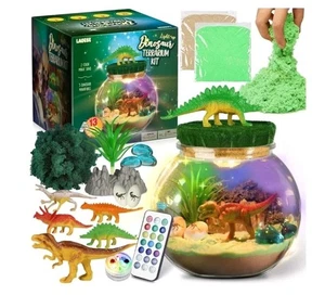 Dinosaurier Spielzeug für Kinder - Dinosaurier Terrarium Set für Kinder - Geburtstag Weihnachten... - Bild 1 von 14