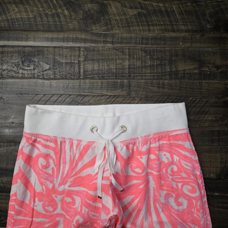 Pantalones Lilly Pulitzer The Beach 32" Rosa Sun Ray Shimmy Grandes Foto 1 de 4